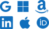 service providers google microsoft linkedin apple ID