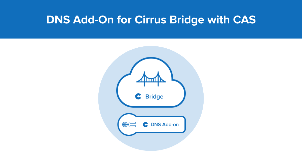 DNS Add-On for Cirrus Bridge with CAS