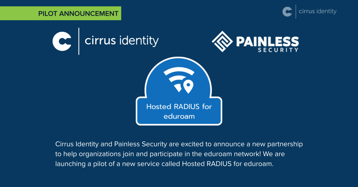 Hosted RADIUS for eduroam - Pilot Announcement