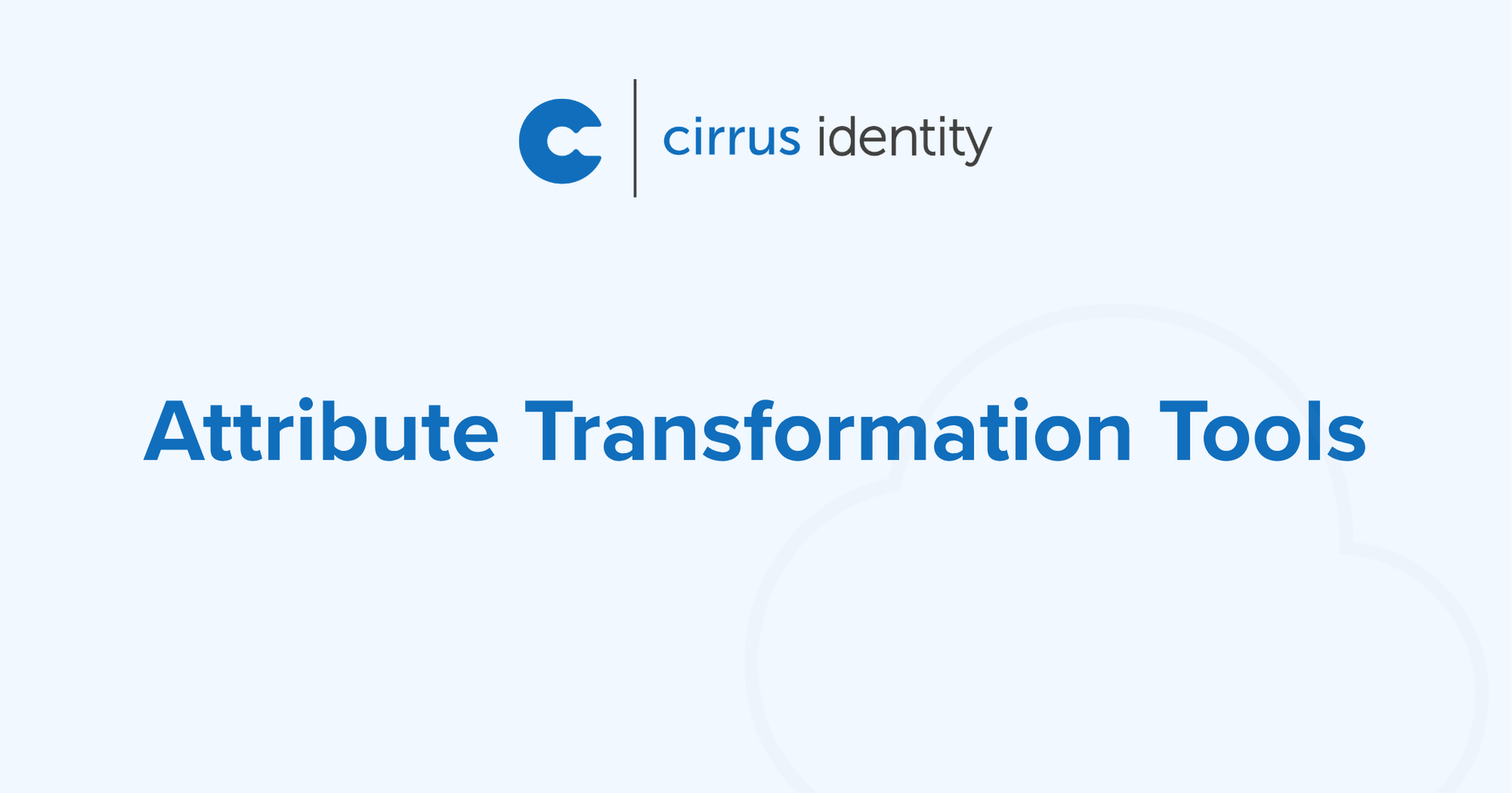 Attribute Transformation Tools