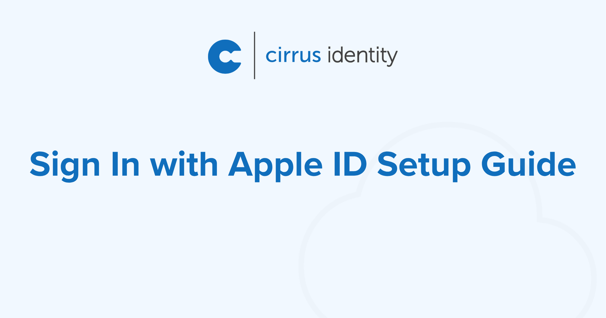 Sign In with Apple ID Setup Guide
